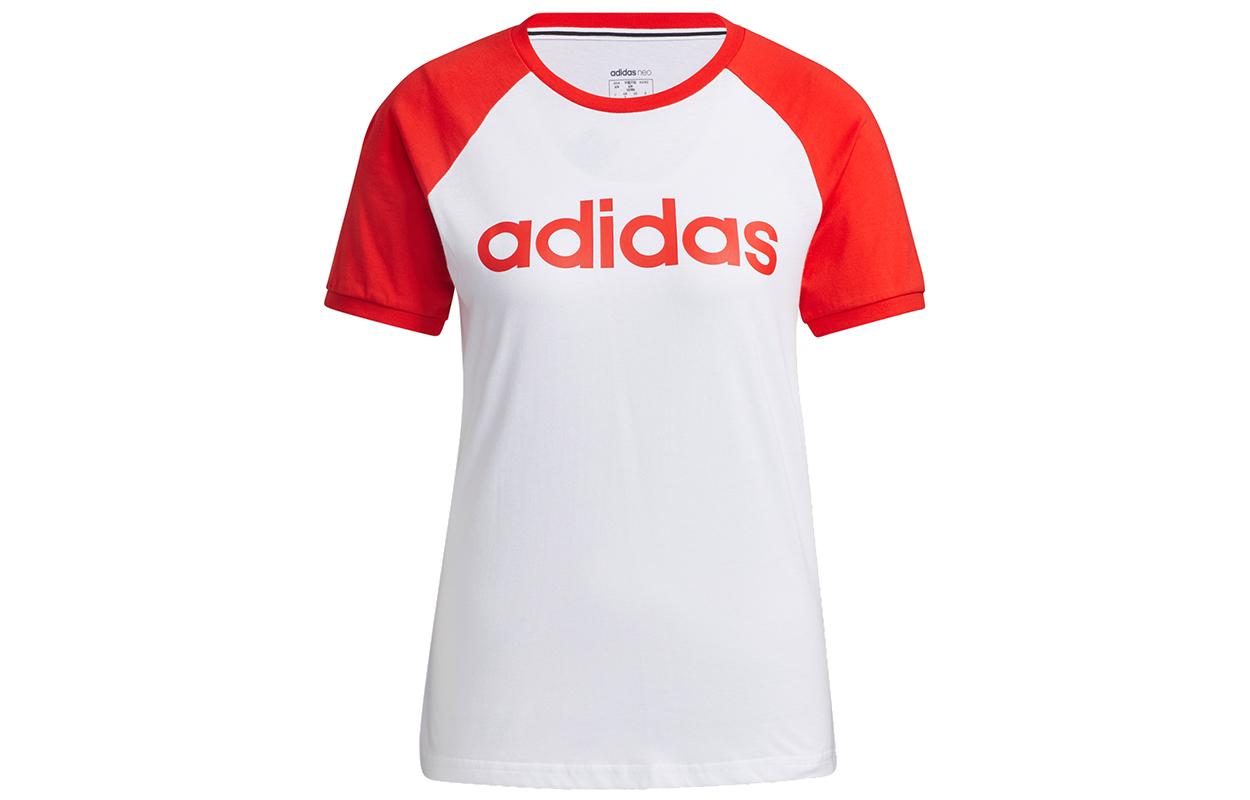 Adidas Neo Raglan Sleeve T Shirt Women s White GP5557 S