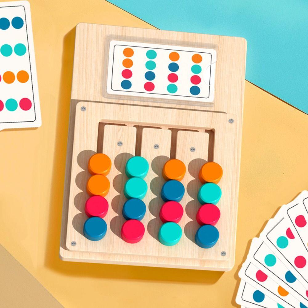 Hand-eye Coordination Colors Matching Game Colors Cognitive Puzzles  Kids Toy