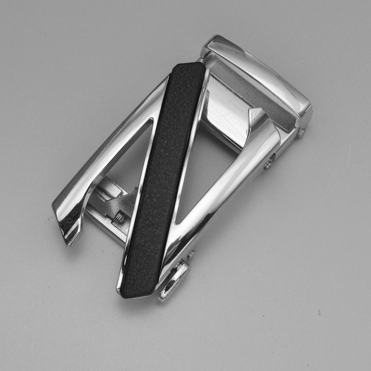 

Мужская автоматическая пряжка из матового сплава с лазерным логотипом 4cm