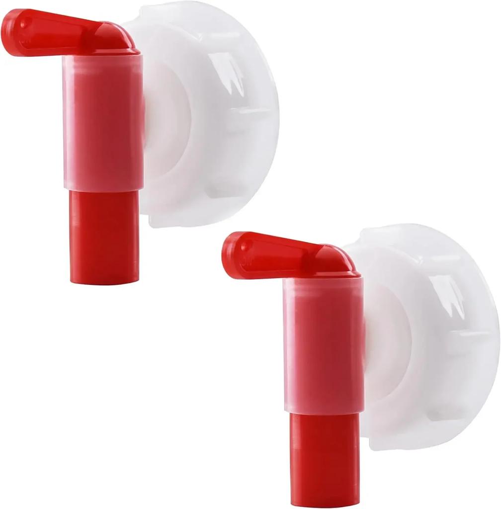 Plant Nutrient Solution DN61 Plastic Faucet Easy Use DN61 61mm Faucet In Red White for Precision Dispensing of Liquids