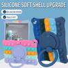 Soft Silicone Case For iPad 7th 8th 9th 10.2inch Rotating Bubble Stand Shockproof Tablet Cover For iPad 10.2'' Funda