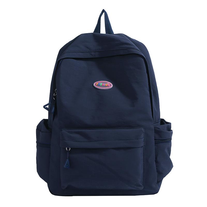 Schoolbag Female New High School Students Junior High School Students Lightweight Large Capacity Backpack Ins Casual Fresh College Backpack