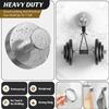 2/4/6pcs Reusable Suction Cup Hook Bathroom Kitchen Glass Tile Suction Cup Hook Hanging Clothes Bath Ball Towel Chrome Hook