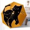1pc Moon Cat Automatic Open/Close Exquisite Umbrella Sturdy Iron Frame, Compact Travel Umbrella - Perfect Gift for Women, Men, Birthdays, An