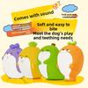 Cute Fruit Seal Shaped Latex Squeaky Dog Toy Durable Bite Resistant Teething Chew Toy for Small Medium Dogs Puppies Relieve Boredom