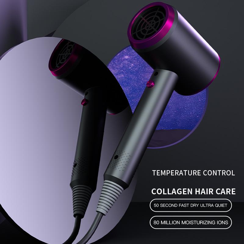 High-Speed Hair Dryer with Blue Light Technology for Salon-Quality Hair Care
