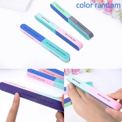 Bunter Professioneller Buffer für Nägel Sechsseitige Polierfeile Nagelfeile Schleifen Maniküre Nagelfeile Schleifen Beauty Maniküre Werkzeuge