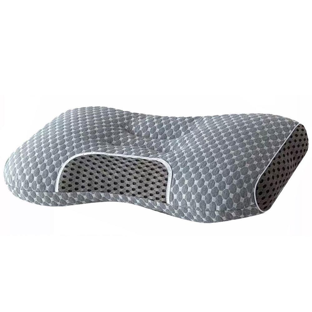 Breathable Neck Protection Pillow Knitted Cotton Orthopedic Sleep Pillow  Home Bedroom Bedding