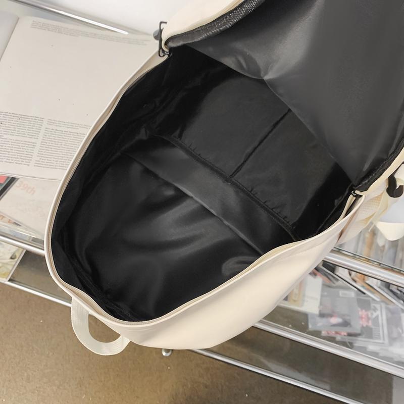 Weibliche große Kapazität einfarbig Rucksack Junior High School Schüler Schultasche männlich