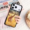 Giraffe Anime Cute Phone Case For IPhone 17 16e 15 14 13 12 11 Pro Max Air Mini Soft Protective Cover