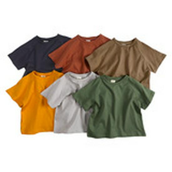 Kids' Summer Striped Cotton T-Shirt - Short Sleeve Korean Style