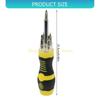 Practical Illuminated Screwdriver 45Nm Torques Capacity Delicate 20cm Design With NonSlip Ergonomic Handle top sale
