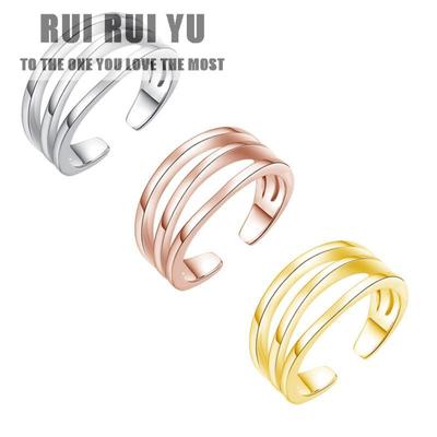 RUI RUI YU Toe  Ring Copper Simple Opening Adjustable Hypoallergenic Toe Ring Ring Jewelry