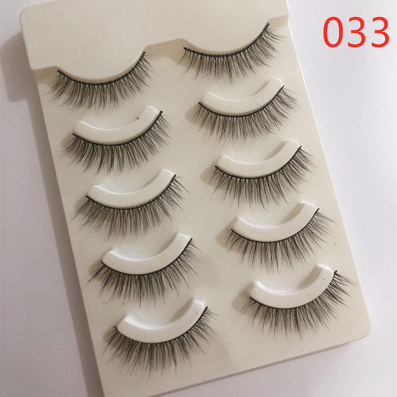 Set Valse Wimper Pluizige Enkele Wimperextensions Make-up Pluizig, Zacht En Natuurlijk Resultaat