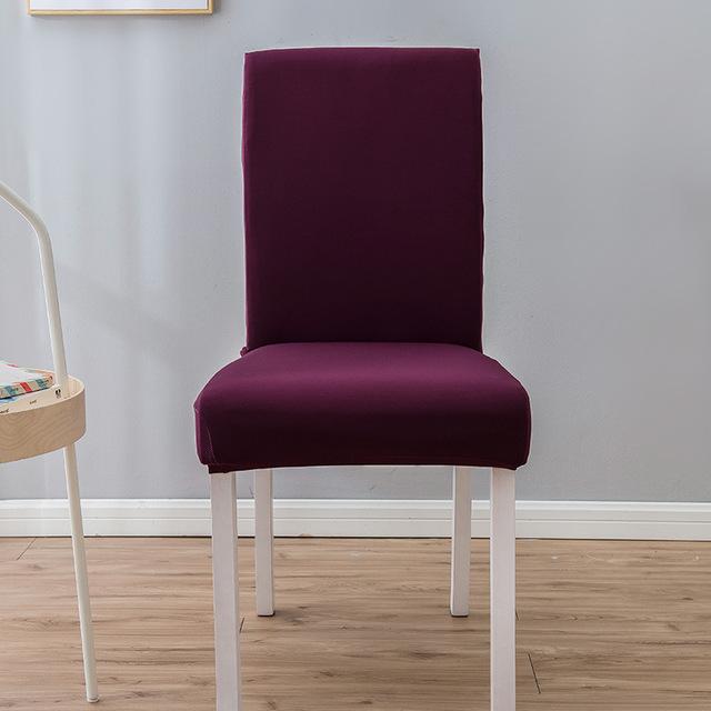 24 Color High High-grade Elastic Chair Cover Home Use Chair Cover Restaurant Hotel Universal Chair Cover Removable Machine Washable Cover