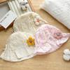 Amoi Baby Hat Princess Sweet Lace Flower Bucket Hat Baby Child Basin Hat Baby Girl Sunshade Sunscreen
