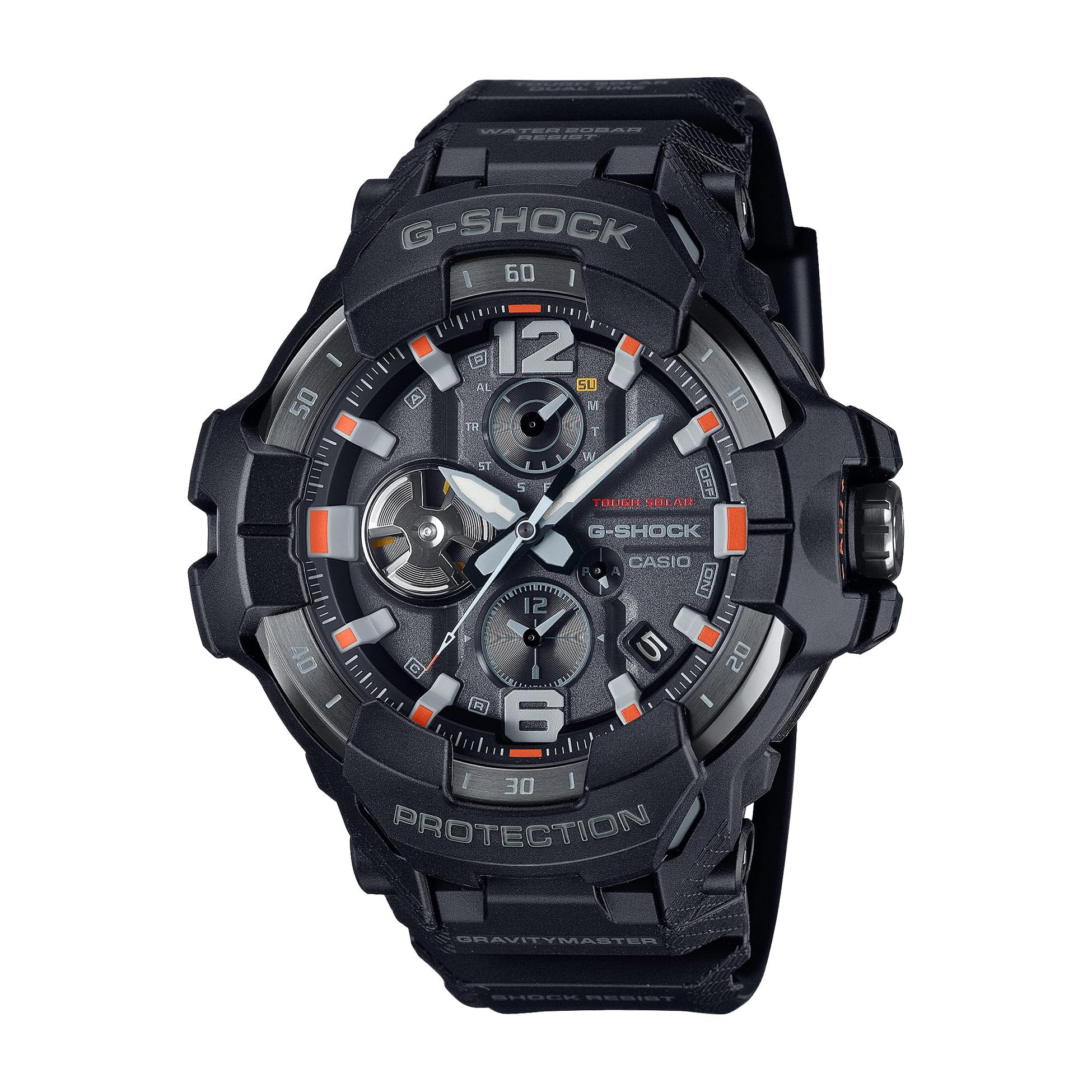 

[Casio] Men s G-Shock Watch GRAVITYMASTER Tough Solar Bluetooth Biomass Plastic GR-B300EC-1AJF Black [Japan Model]
