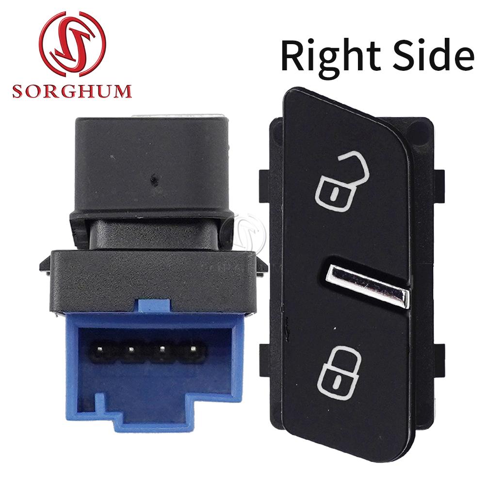 SORGHUM 7P6962125A 7P6962126A Left Right Door Central Locking Switch Button For Volkswagen VW Touareg 2011 2012 2013 2016 2017 Right Side