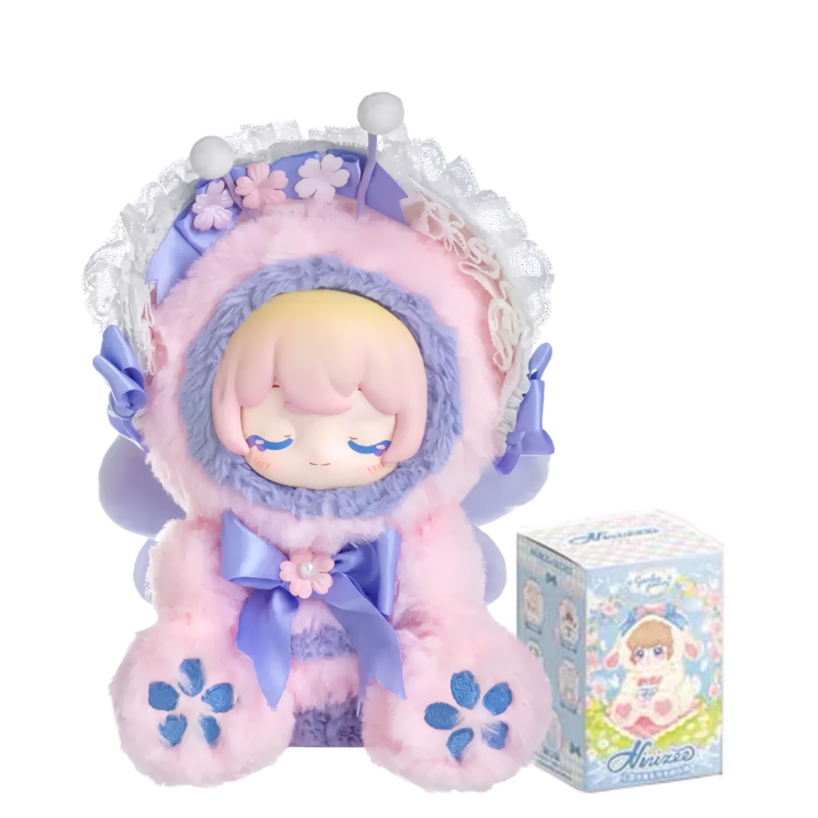 

TRRCEPOS NINIZEE Hanazono Shishu Series Plush Mascot Doll Sold individually - 1 randomly selected from 5 varieties (including a secret one) Lovely,