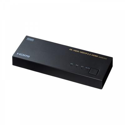 SANWA SUPPLY 4KHDRHDCP2.2 Compatible HDMI Switcher (3 Inputs1 Output) SW-HDR31LN