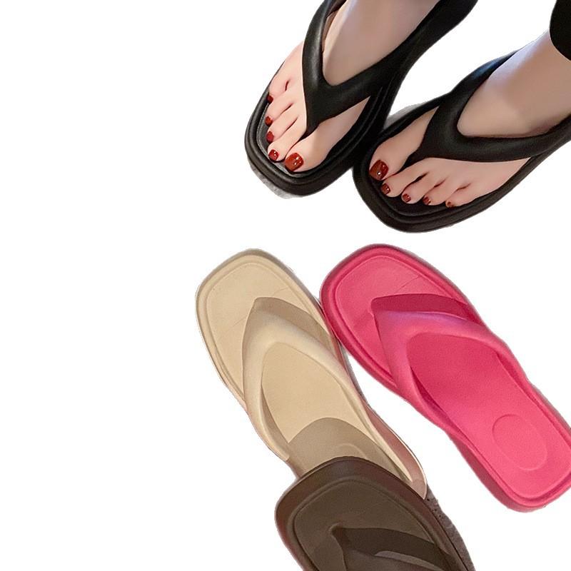 Flip-flops pinch feet casual slippers women's versatile outer wear new women's sandals bathroom