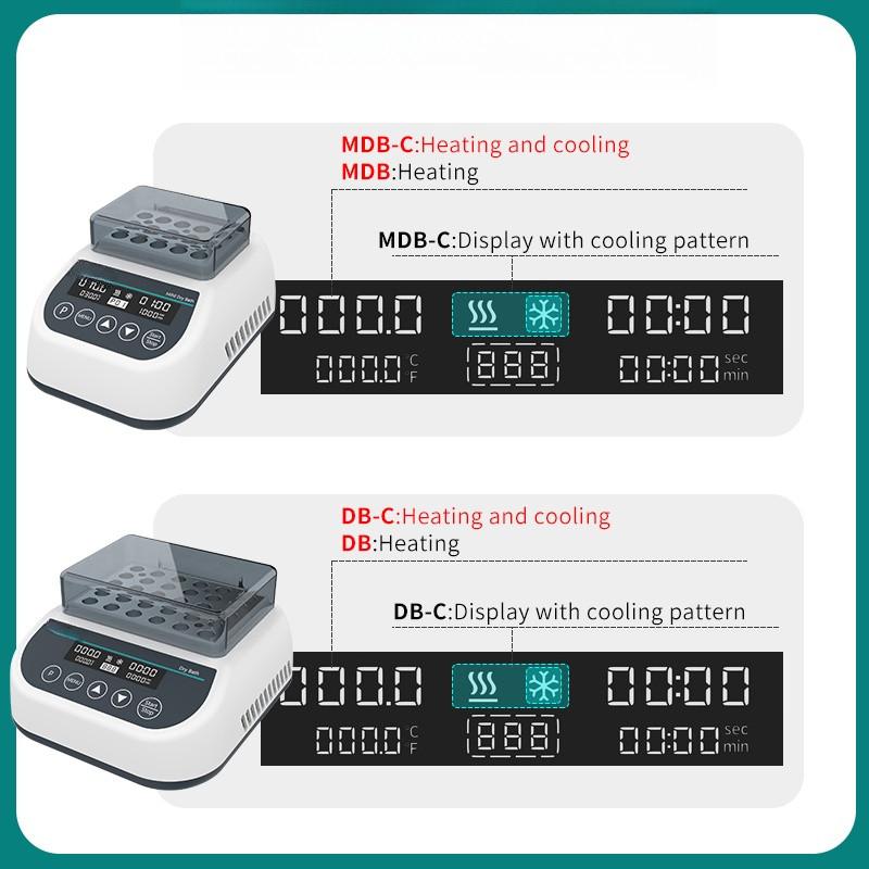 Intelligent Mini Dry Bath Incubator Laboratory Constant Temperature Heater Incubation Shaker With Heating Block