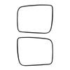 Compatible Rearview Mirror Glass with Heating & Defogging for 08-15 Qashqai & 08-13 X-Trail (Left & Right)