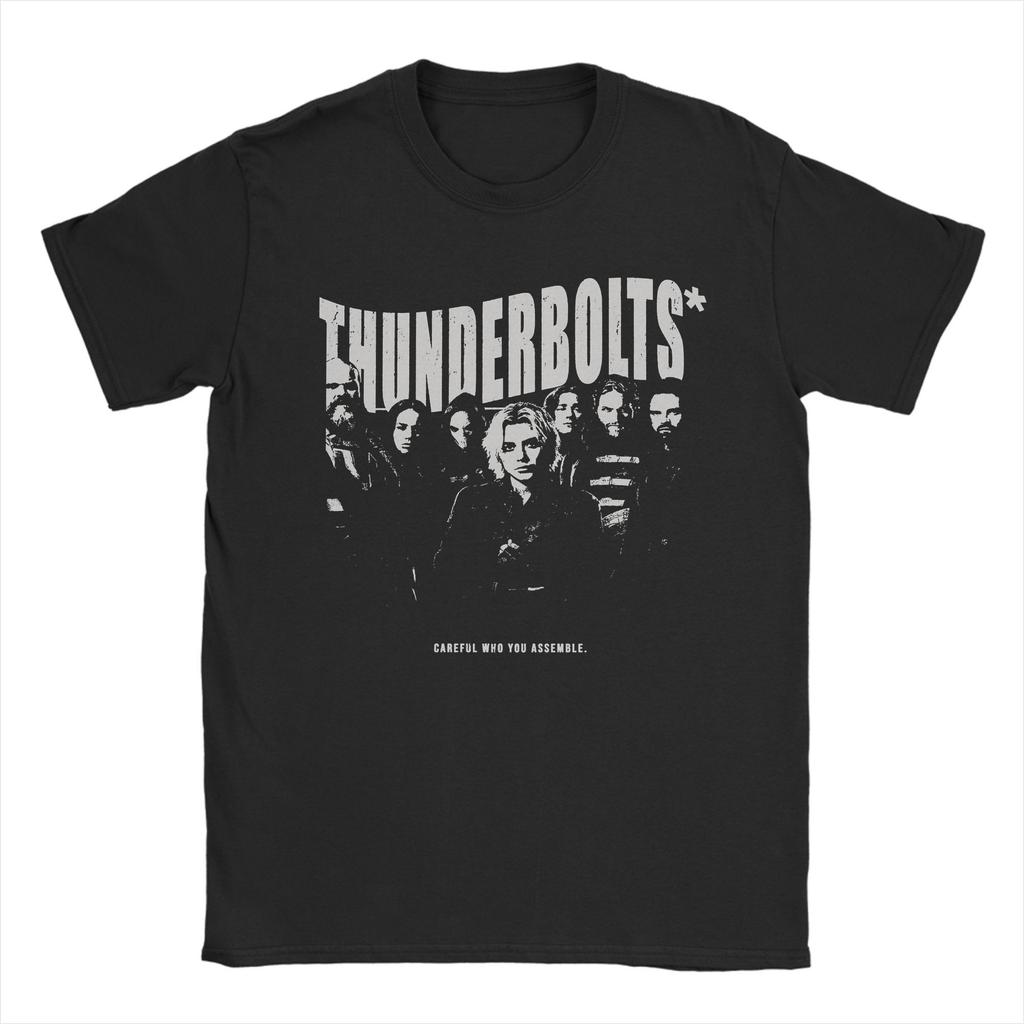 Thunderbolts Yelena Belova 2025 Men's T Shirts Casual Tees Short Sleeve Round Collar T-Shirt Cotton 4XL 5XL 6XL Clothes