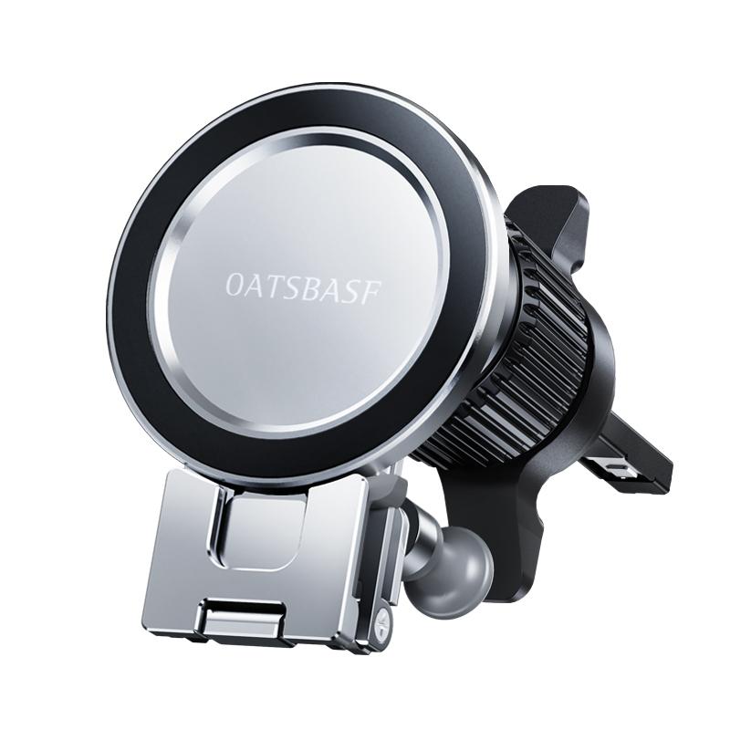 

Hipacool 2 в 1 магнитный + гравитационный держатель для телефона в машину, универсальная автомобильная подставка для телефона, держатель из сплава для устройств 4-7,2 дюйма серебряный