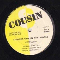 

12inch Record SIMPLETON Number One In The World COUD10 COUSIN UK Reggae Ska Dub Used