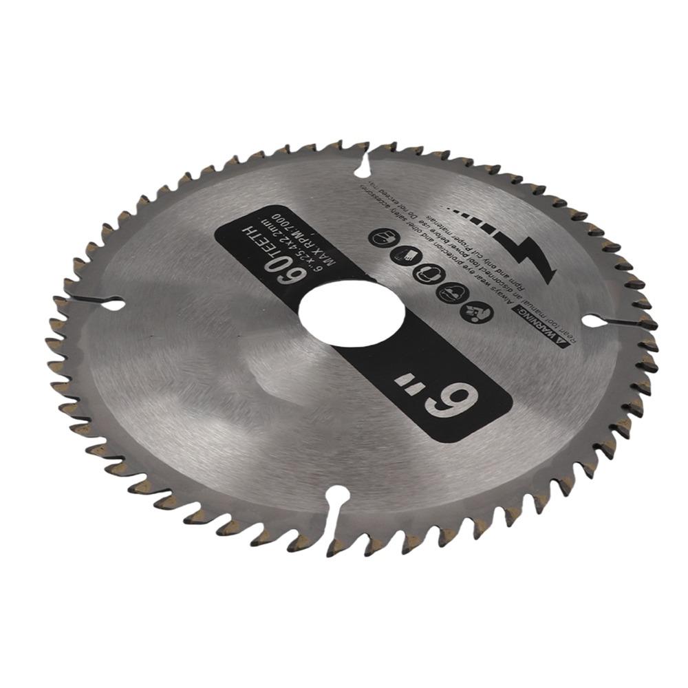 6 Inch (148mm) Circular Saw Blade 60 Teeth / 60-Tooth Carbide Saw Blade Wood Cutting