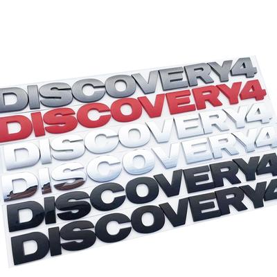 Úprava stylu auta Nálepka s logem na kapotu a zadní část zavazadlového prostoru 6 barev Kulaté písmo Písmo Emblém Odznak Speciální pro DISCOVERY 4