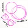1 Stück-Strohhalm-Brille Lustige Weiche PVC-Brille Flexible Trinkhalme Kinderpartyzubehör Barzubehör Kreativitätsspielzeug Kindergeschenk