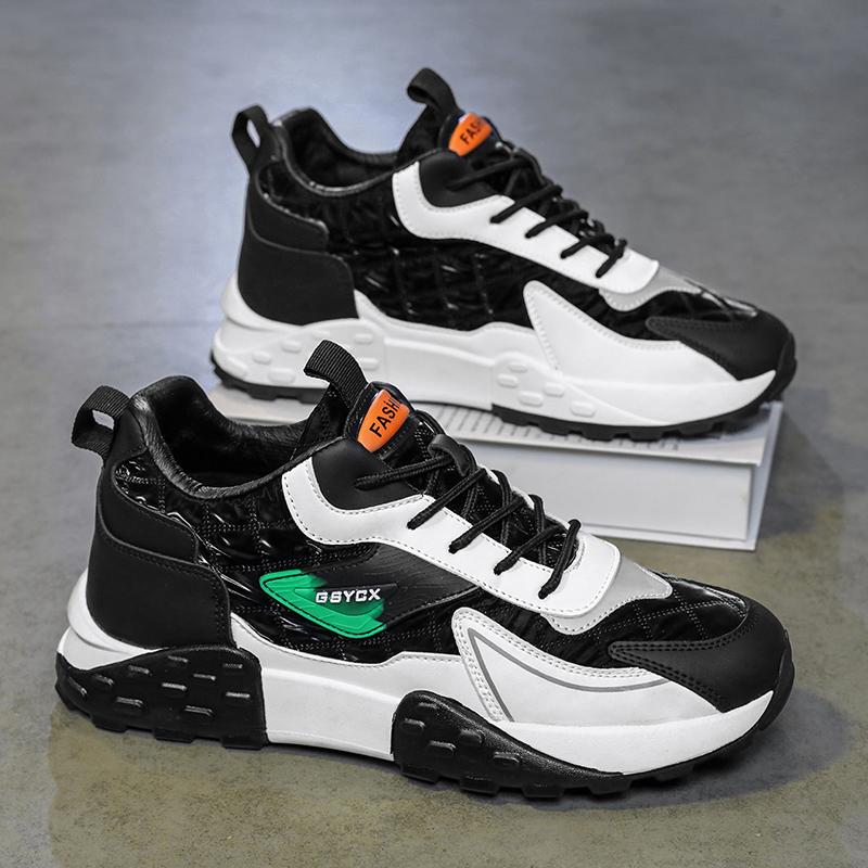 

Мужская спортивная обувь Кроссовки для бега Обувь для студентов Большие размеры Обувь для скейтборда Высокий верх EU: 46 чёрный