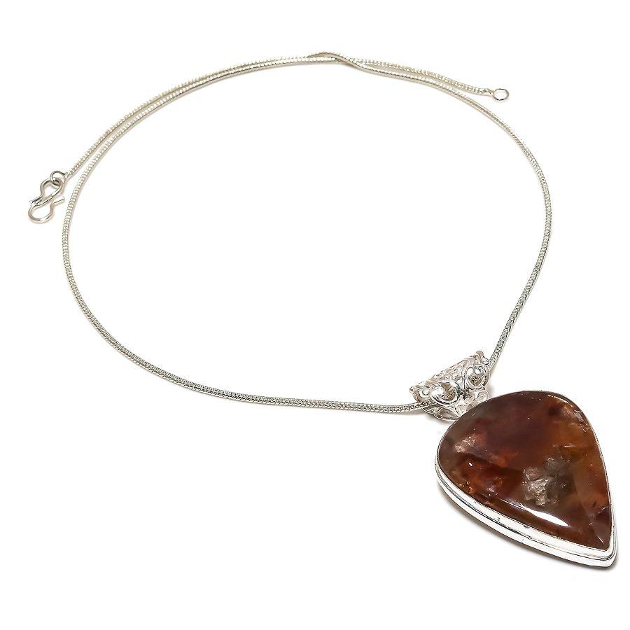

Montana Agate Gemstone Handmade Ethic Jewelry Pendant 2.40 SR-6057