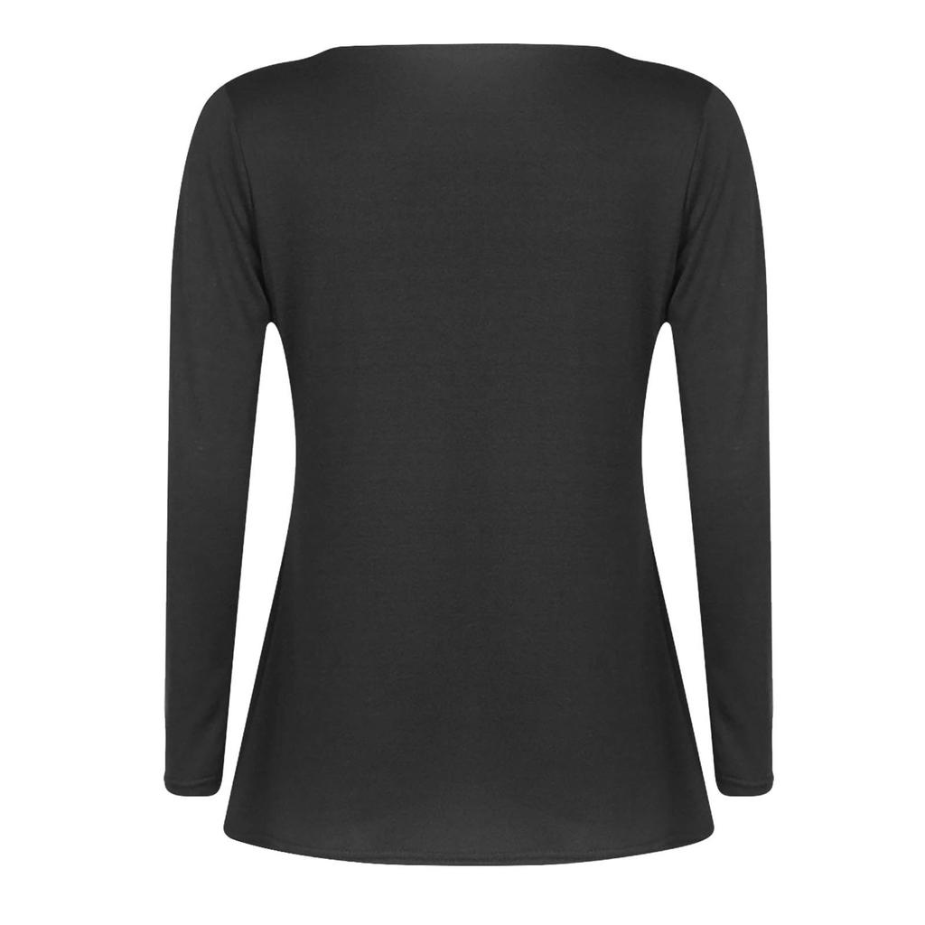 Dámské těhotenské oblečení na kojení s kulatým výstřihem