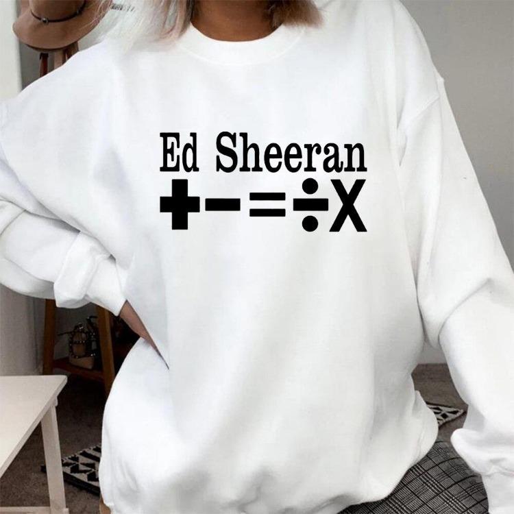 Ed Sheeran Music Concert Singer Inspired Unisex Crewneck Pullover Sweatshirt Winter Hoodie Casual Comfortable Top Fans Gift