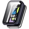 Tempered Film Integrated PC Watch Protective Case For Honor Band 11 Pro, PC+Tempered Glass Shockproof Lightweight No Strap Removal Protective Cover