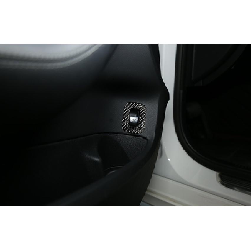 Real Carbon Fiber Tailgate Rear Door Button Cover Trim For Benz C-Class 2015-21