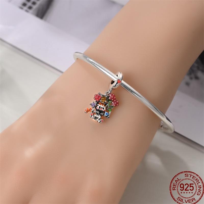 Copper Fashion Whale Guardian Wing Drunk Angel Charms Beads Fit Diy Bracelets For Women Birthday Fine Jewelry Gift