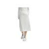 FILA Milano Italian Luxury Sports Series Fashion Solid Color Comfortable Casual Long Skirt Women skirts White F11W445301F-WT