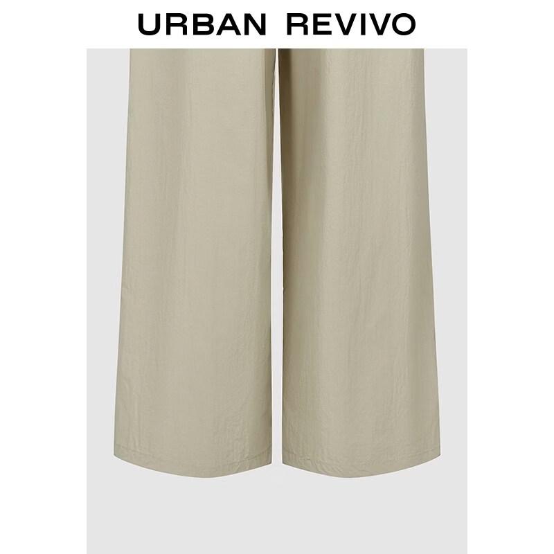 UR 2026 Women's Pleated Tie Wide-Leg Pants