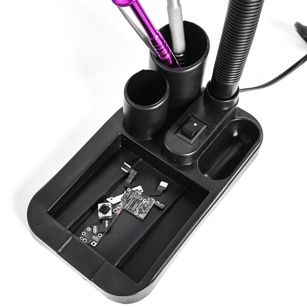 Magnifier Glass Lamp Lighting Loupe Accessory Universal Magnification Device US Plug Magnifying LED Light Reading Lamps Devices