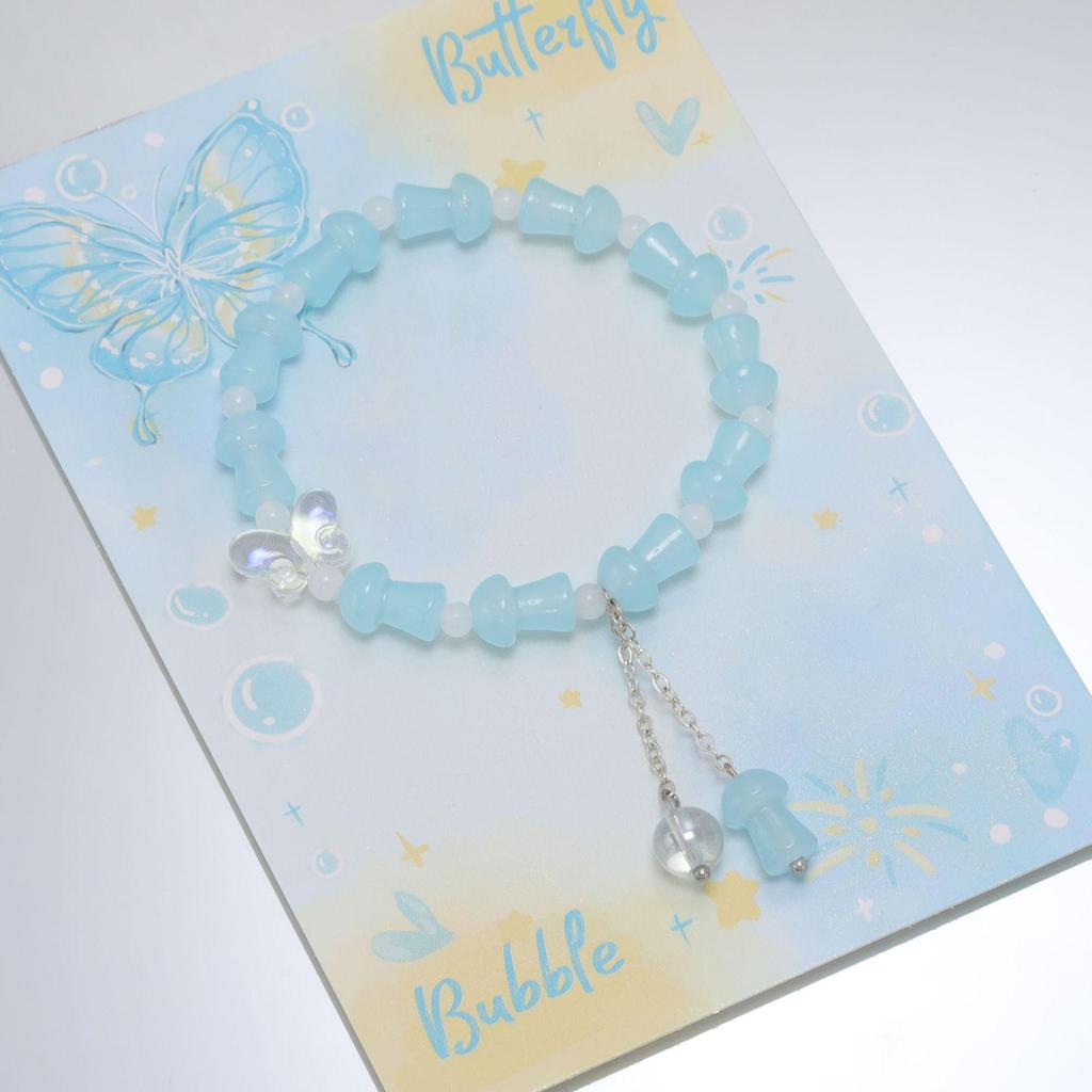 Mori Style Starry Sky Crystal Butterfly Bracelet - Elegant, Versatile Fairy Design for Women and Best Friends