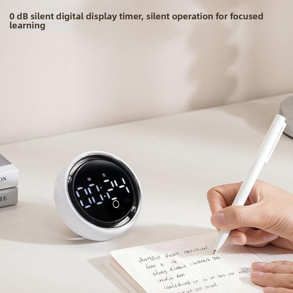Round Magnetic Kitchen Timer Voice Controlled Intelligent Voice Timer Office