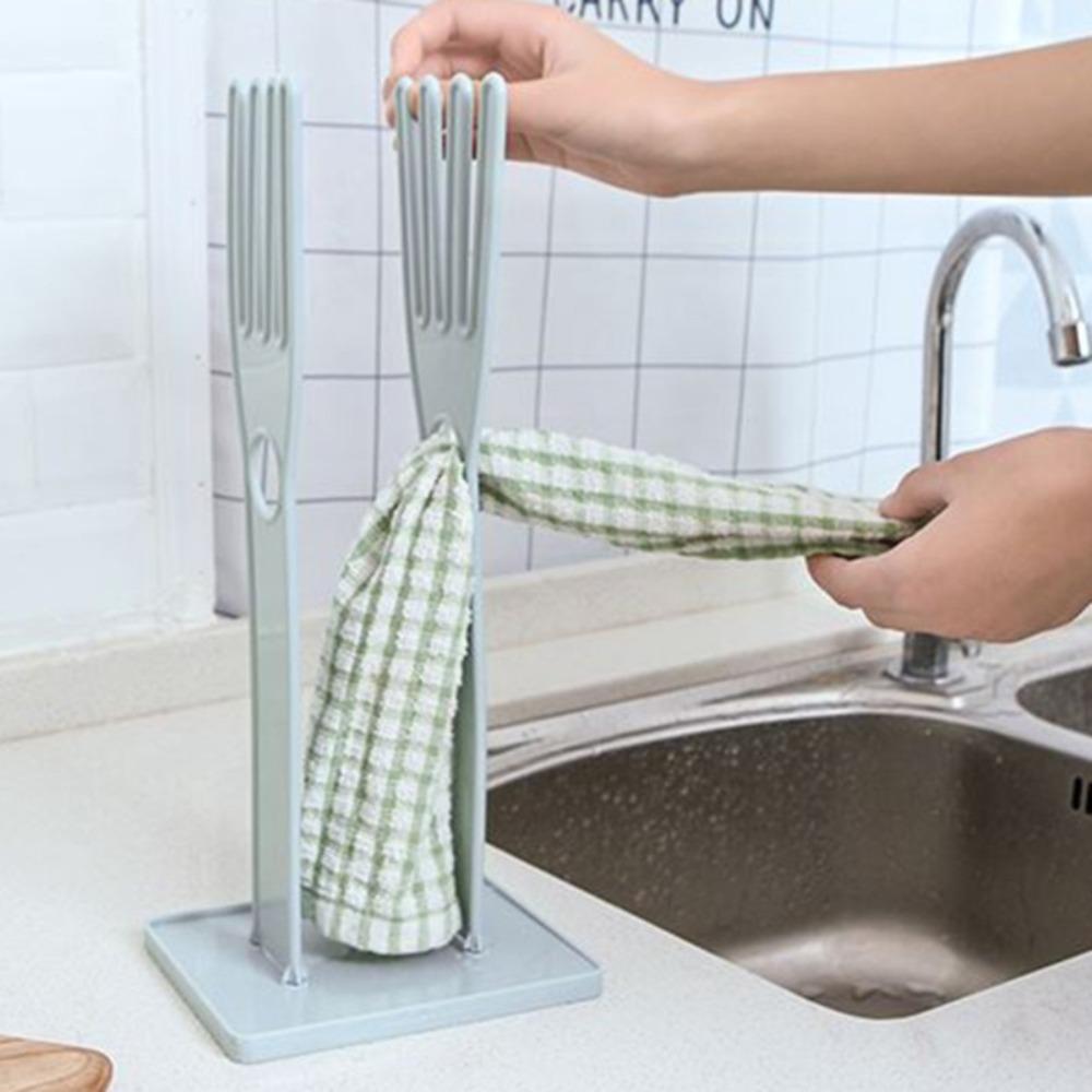 Supplies Draining Removable for Kitchen Dish Towel Rag Rack Sink Hanger Glove Rack Storage Rack