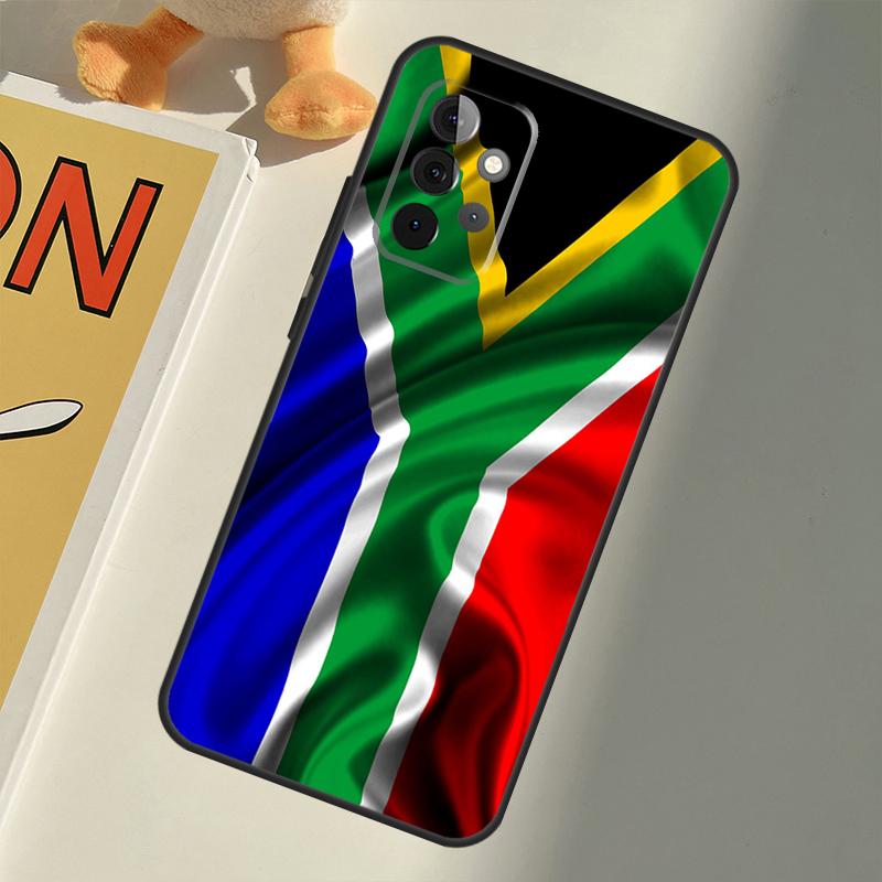 South Africa Flag For Samsung Galaxy A22 A52 A32 A54 A14 A16 A26 A36 A56 A55 A35 A05 A06 A15 A53 A33 A13 Case
