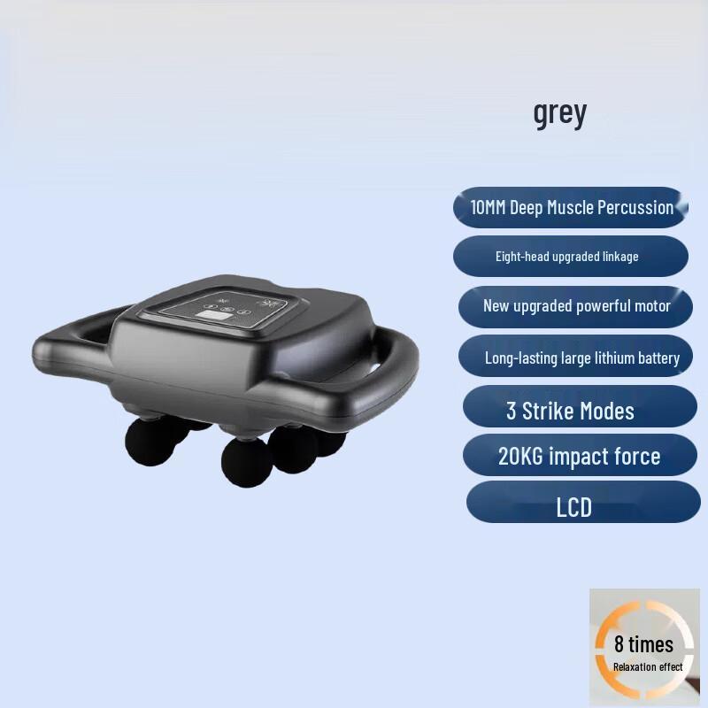 

Jiupin Rechargeable 8-Head Percussion Massage Gun