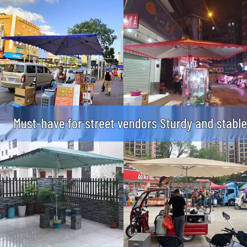 Iron Curtain Cloud Square Outdoor Sunshade Umbrella