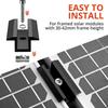 Pack of 20 Solars Panel Mounting Clamps Set Brackets With Screws Accessory for Balconies Power Stations Roof Camping